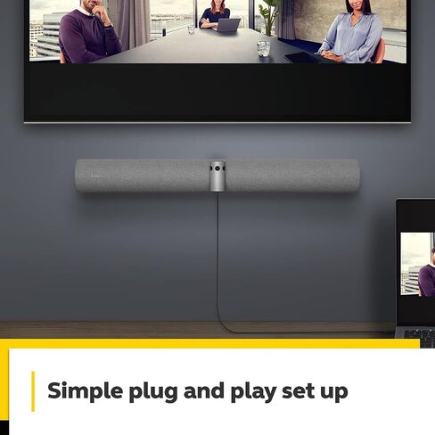Jabra Panacast 50-ذكي 180 درجة بانوراميك-4 كيلو كاميرا فيديو-كاميرا مؤتمرات فيديو شاملة مع تغطية كاملة للغرفة ، (أسود) (متجدد) in Saudi Arabia