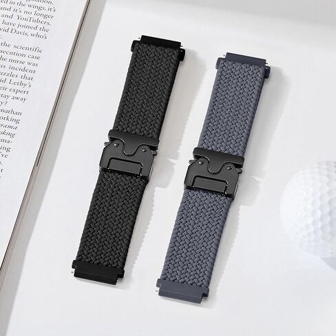 نطاقات مضفر متوافقة مع Samsung Galaxy Watch Band 7 6 5 4 Fe & 6 4 Classic & 5 Pro & Active 2 ، 20mm Stretgy Sport Band for Smaung Watch 47mm 46mm 45mm 44mm 43mm 42mm 40mm 40mm in Kuwait