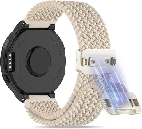Braided Stretchy Nylon Magnetic Clasp WatchBand Compatible with Garmin Forerunner 235/220/230/620/630/735XT,Soft Adjustable Sport Strap for Forerunner 235 Lite/Approach S20/S6/S5 in Kuwait