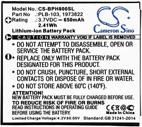 Cameron Sino Battery for Bang & Olufsen BeoPlay H7, BeoPlay H8, BeoPlay H9, BeoPlay H9i, H7, H8 PN:Bang & Olufsen 1973822, 56467 201 012, PLB-103 650mAh in Saudi Arabia
