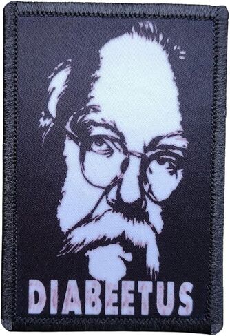 Diabeetus Diabetes Morale Patch خطاف قابلة للإزالة وحلقة لترس المولي ، قبعة المشغل ، وحمامات الظهر ، وحزمة الحزمة ، وحقيبة ظهر ، مصنوعة في الولايات المتحدة الأمريكية in Kuwait