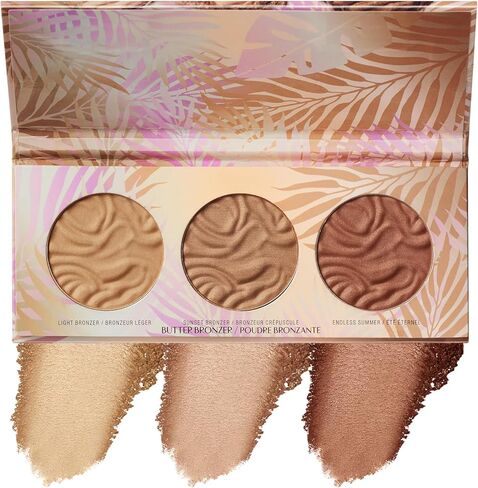 Physicians Formula Murumuru Butter Bronzer Face Powder Makeup Set, Butter Bronzer, Highlighter, Blush Collection, Glow Face Palette 3 Count (Pack of 1) in Kuwait