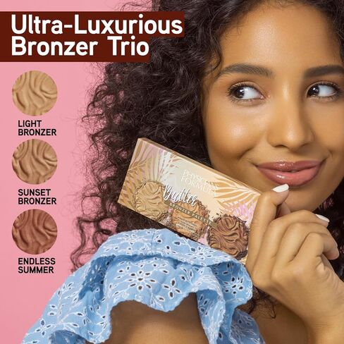 Physicians Formula Murumuru Butter Bronzer Face Powder Makeup Set, Butter Bronzer, Highlighter, Blush Collection, Glow Face Palette 3 Count (Pack of 1) in Kuwait