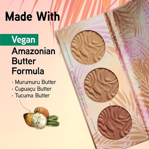 Physicians Formula Murumuru Butter Bronzer Face Powder Makeup Set, Butter Bronzer, Highlighter, Blush Collection, Glow Face Palette 3 Count (Pack of 1) in Kuwait