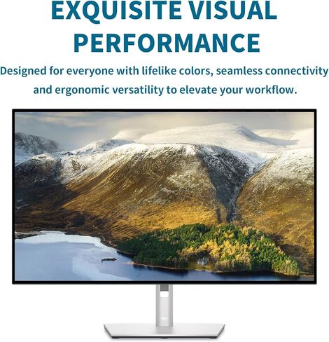 Dell Pro 32 Plus 4K Monitor - P3225QE - 31.5 بوصة 4K (3840 × 2160) حتى 100 هرتز 16: 9 ، لوحة IPS ، 99 ٪ SRGB ، شاشة شاشة الكمبيوتر مع DisplayPort ، Type -C ، و USB -C كابلات in Kuwait