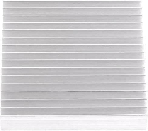 Aluminium Heatsink Good Thermal Conductivity Heat Sink Cooling Fin 100x100x18mm in Saudi Arabia