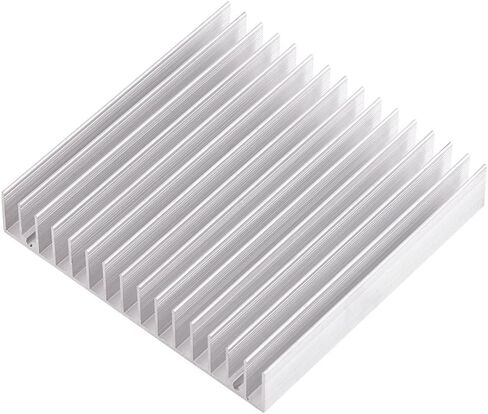 Aluminium Heatsink Good Thermal Conductivity Heat Sink Cooling Fin 100x100x18mm in Saudi Arabia