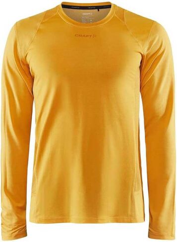 Craft Sportswear Men's ADV Essence LS Tee, Moisture Wicking Workout Long Sleeve T-Shirt with Zip Pocket in Saudi Arabia