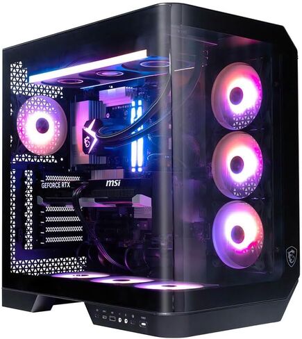 MSI Vision Elite ZS Gaming Desktop: AMD R9-9950X3D, Geforce RTX 5090, 64GB DDR5, 2TB M.2 NVMe SSD, Liquid Cooling, 1300W USB Type-C, WiFi-7, Window 11 Pro: 9NVZ-1481US in Saudi Arabia