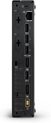 Lenovo ThinkCentre M625Q PC Tiny Desktop PC ، كمبيوتر سطح مكتب عميل رفيع ، AMD A9-9420E ، ذاكرة الوصول العشوائي 8 جيجابايت ، SSD 256 جيجابايت ، لوحة المفاتيح والماوس ، USB WiFi ، USB Bluetooth ، Windows 11 Professional (متجدد) in Kuwait