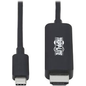 Tripp Lite USB C إلى HDMI Cable ، كابل محول متوافق مع Thunderbolt 3 ، USB-C و HDMI 4K ، 4: 4: 4 ، أسود ، م/م ، 3 أقدام (U444-003-HBE) in Kuwait