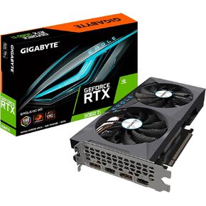 GIGABYTE GeForce RTX 3060 Ti Eagle OC 8G (REV2.0) Graphics Card, 2X WINDFORCE Fans, LHR, 8GB 256-bit GDDR6, GV-N306TEAGLE OC-8GD REV2.0 Video Card (Renewed) in Kuwait