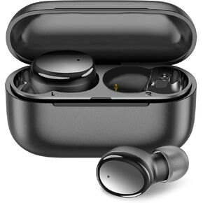 kurdene Wireless Earbuds Bluetooth 5.4, Lightweight in-Ear Headphones with Deep Bass,40 Hours Playtime Headset, Built-in Mics for Clear Calls, Sports Workout Ear Buds Black in Kuwait