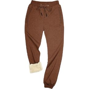 Faleave Men's Warm Sherpa Lined Sweatpants Fleece Pants Thicken Active Jogger Sports in Kuwait