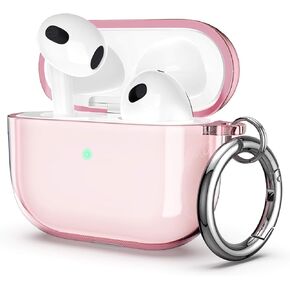 ULAK Compatible with AirPods 3 Case for Women Girls, Pink in Kuwait