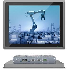 17 inches Industrial Embedded Panel PC, 10 Point Capacitive Industrial Touch Screen Panel Computer, IP65 All-in-One Computer,for Home, Factory, Automation (J6412, 8GB RAM 128GB SSD) in Saudi Arabia