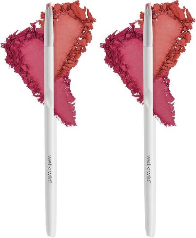 wet n wild Foundation Brush, Flat Makeup Eyeliner Brush, Ultra-Thin Precision, Ergonomic Handle in Kuwait