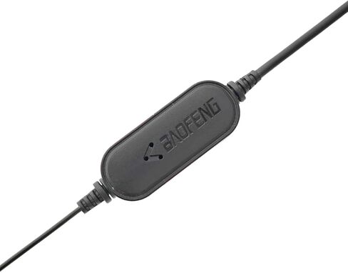 BAOFENG Walkie Talkie Earpiece with Mic, Ear Piece with Microphone, Two-Way Radio 2-Pin Ear Hook Single Wire Headset Compatible with Kenwood and Baofeng UV-5R UV-82 (10 Pack) in Saudi Arabia