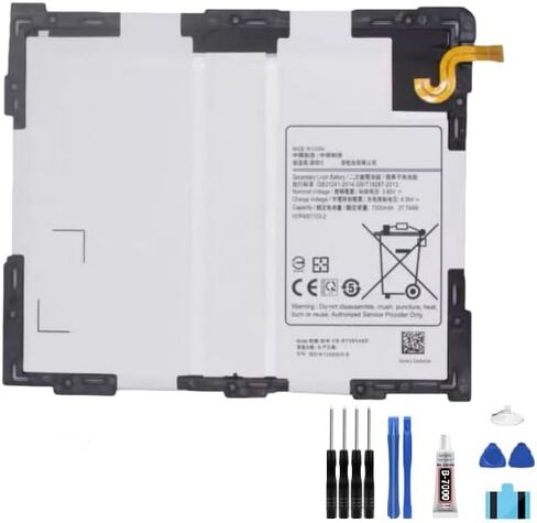 بطارية عامة EB-BT595ABE 7300MAH 3.80V TAPITALT بطارية متوافقة مع GALAXY TAB A2 10.5 SM-T590 SM-T595 T590 T595 in Kuwait