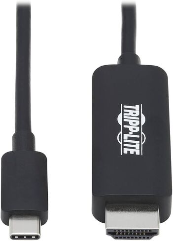 Tripp Lite USB C to HDMI Cable, Thunderbolt 3 Compatible Adapter Cable, USB-C and HDMI 4K, 4:4:4, Black, M/M, 3 ft. (U444-003-HBE) in Saudi Arabia