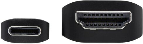 Tripp Lite USB C to HDMI Cable, Thunderbolt 3 Compatible Adapter Cable, USB-C and HDMI 4K, 4:4:4, Black, M/M, 3 ft. (U444-003-HBE) in Saudi Arabia