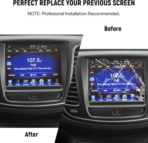 8.4" Uconnect 4C UAQ Screen Replacement LA084X01 LCD Monitor Navigation LCD Display Touchscreen Digitizer for Jeep Chrysler Dodge RAM 2017-2021 Replace LA084X01(SL)(01)(02)(03) in Saudi Arabia