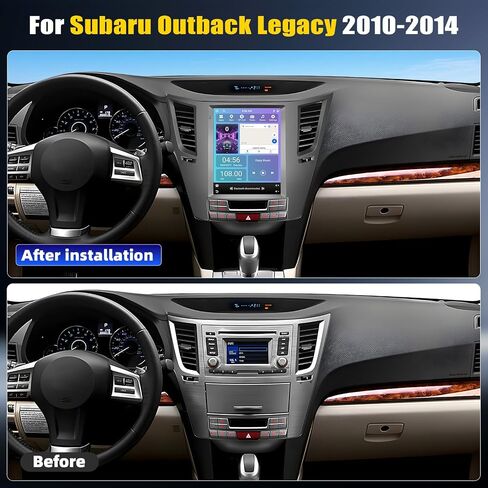 8 Core 4G+64G Android 15 Car Radio for Subaru Outback Legacy 2010-2014 with Wireless Carplay Android Auto,9.7" HD Touch Screen Car Stereo with GPS/WiFi,Bluetooth,FM/RDS,SWC EQ+AHD Backup Camera in Saudi Arabia