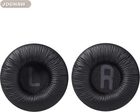 وسادات الأذن استبدال سماعات الرأس ، وسائد لحن JBL T500BT/T450BT/510BT/520BT/570BT ، وسائد الأذن المعززة للجلد المعزز والاحتكاك مع رغوة عالية الكثافة - أسود in Kuwait