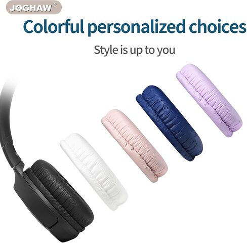 وسادات الأذن استبدال سماعات الرأس ، وسائد لحن JBL T500BT/T450BT/510BT/520BT/570BT ، وسائد الأذن المعززة للجلد المعزز والاحتكاك مع رغوة عالية الكثافة - أسود in Kuwait
