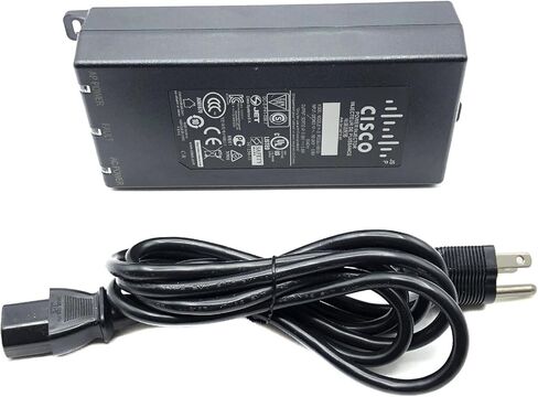 Genuine Cisco 56V Power Injector for AiroNet 1140 2600 1040 1600 2600 Series, Bundle: AC Adapter Power Supply, Cord in Kuwait