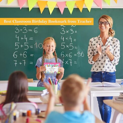 FaCraft 36PCS Confetti Birthday Certificates for Kids Classrom Birthday Award Certificates Gifts for Students from Teacher Birthday Awards Gifts for Kids Classroom Back to School Teacher Supplies in Kuwait