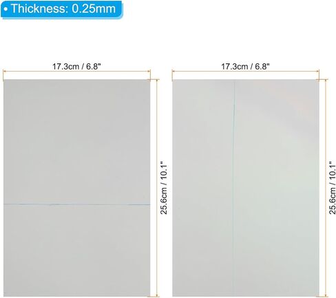 12" Polarized Film Sheets, 2 Pack Adhesive Polarizer Linear Polarizing Filter 25.6x17.3cm for Screen Photography Lighting, 0/90 Degree in Saudi Arabia