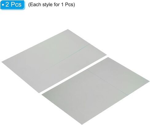 12" Polarized Film Sheets, 2 Pack Adhesive Polarizer Linear Polarizing Filter 25.6x17.3cm for Screen Photography Lighting, 0/90 Degree in Saudi Arabia