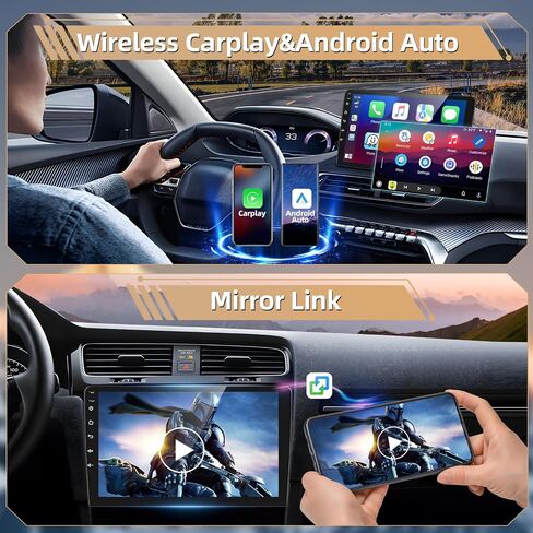 2g+64g اللاسلكي Carplay Car Stereo Radio for Ford Mustang 2010 2011 2012 2013 2014،10.1 inch screen tost bluetooth audio with gps mavigation android auto mirror link wifi rds ahd camera in Saudi Arabia