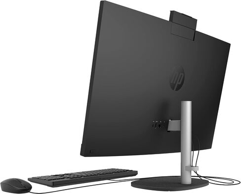 HP 2025 All-in-One Desktop | 27-CR100 | 27 "1920x1080 Touch IPS | Intel-12 Core Ultra 7 155U | 32GB DDR5 | 1TB SSD | Win10 Pro | Wi-Fi 6-Bluetooth 5.3-1080p + IR Camera-Jet Black in Saudi Arabia