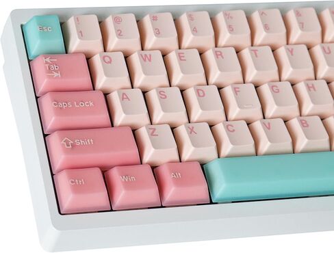 أغطية مفاتيح Jade شبه الشفافية ، CAPS Double Shot PBT & PC Keyboard Caps 163 مفتاح Keys Cherry Profile Capt ل 60 ٪/65 ٪/75 ٪/TKL/96 ٪/100 ٪ من الولايات المتحدة والمملكة المتحدة لوحة مفاتيح ميكانيكية مغناطيسية ، السيرك ، السيرك in Saudi Arabia