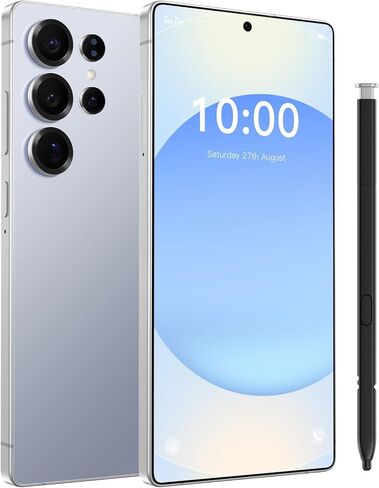 هاتف C25U 5G غير مؤمن بالهاتف الخلوي ، 12+512 جيجابايت ، هاتف Android ، كاميرا Zoom 108 ميجابكسل ، الهاتف الذكي Android 15 ، بناء في G Pen ، 6.8 "شاشة عالية الدقة ، عمر بطارية 7000 مللي أمبير في الساعة ، معرف SIM/GPS المزدوج (Titanium Blue) in Kuwait
