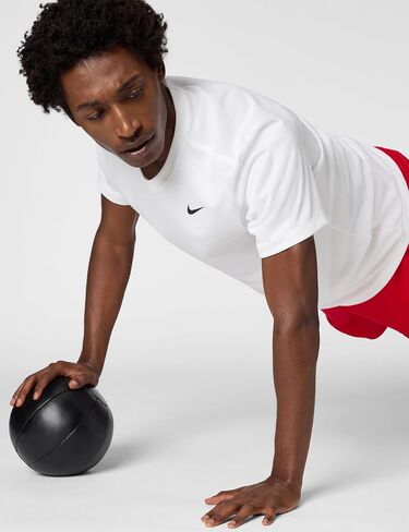 Nike Men's Dri-Fit Legend Fitness T-Shirt Red | Black XL in Saudi Arabia