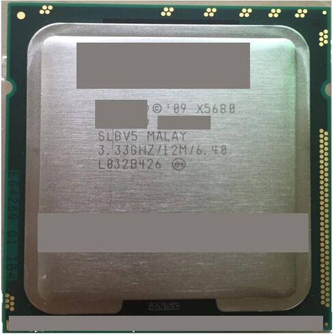 X5680 Processor (3.333GHz/12MB/6 Cores/Socket 1366/6.4 GT/s QPI) Six c Server CPU in Saudi Arabia