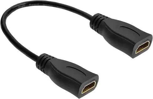 8K HDMI Female to Female Cable, 1FT, high-Speed HDMI Extension Cable, Supports 8K@60HZ, Suitable for Computers High Definition Cable for TV Set-top Box, Female to Female Connector in Saudi Arabia