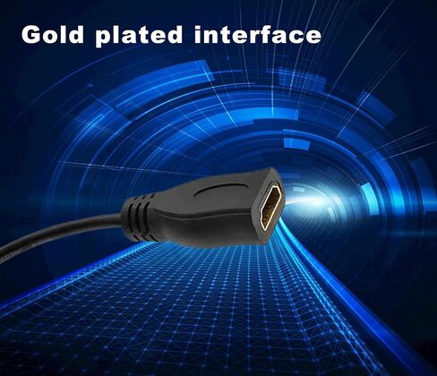8K HDMI Female to Female Cable, 1FT, high-Speed HDMI Extension Cable, Supports 8K@60HZ, Suitable for Computers High Definition Cable for TV Set-top Box, Female to Female Connector in Saudi Arabia