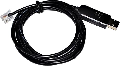 20A 40A شاحن وحدة تحكم Cable USB إلى RJ11 RJ12 6P4C RS232 الاتصالات التسلسلية Kable مع رقاقة FT232RL (5M) in Kuwait