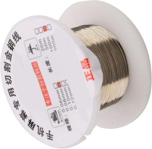Molybdenum Cutting Wire for LCD Display Screen Separator Repair - Wire for Easy Glass Removal - Suitable for All Mobile Phone Screens (0.08mm*100m) in Saudi Arabia