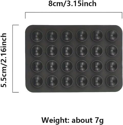 Silicone Suction Phone Stand,Hands-Free Strong Grip for Selfies & Videos, Durable & Easy to Use, Compatible with iPhone & Android, Pink in Kuwait