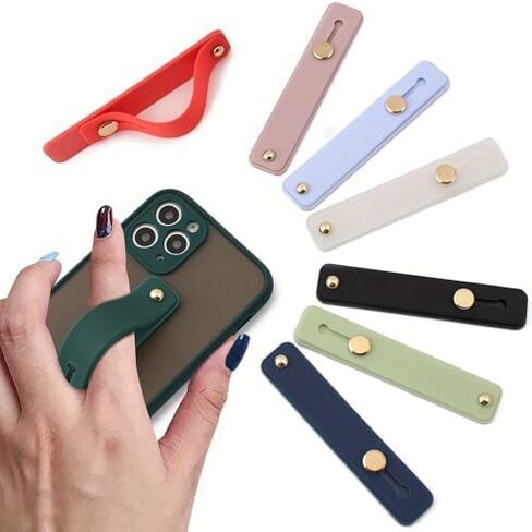 Wristband Finger Ring Grip Stand Holder for Mobile Phone, White in Saudi Arabia