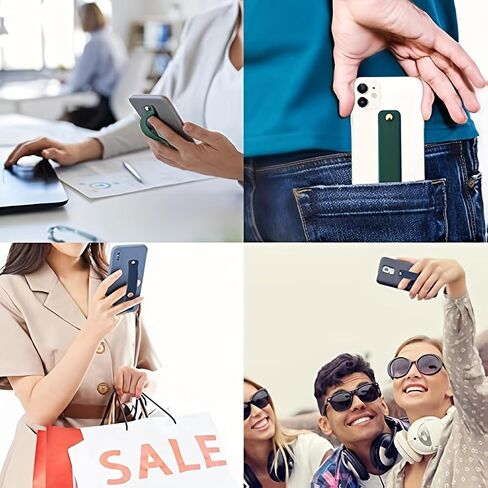 Wristband Finger Ring Grip Stand Holder for Mobile Phone, White in Saudi Arabia