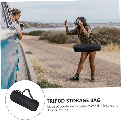 Mikikit Tripod Carrying Case Lightweight Storage Pouch for Camera Tripods and Light Stands Durable Heavy Duty with Shoulder Strap Unisex Design for Outdoor in Saudi Arabia