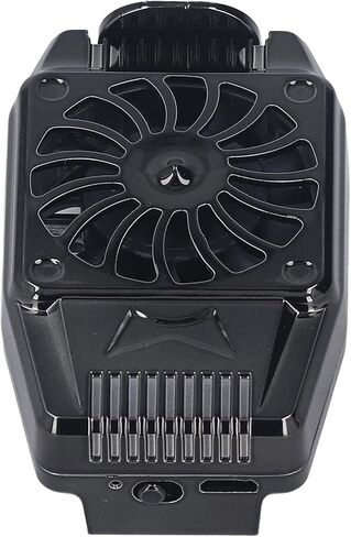 Phone Clip Cooler USB Rechargeable Heatsink Cell Phone Cooling Fan for Home Daily Use Electronic Games(Black) Finger Skateboards, Fidget , Decompression Cubes in Saudi Arabia