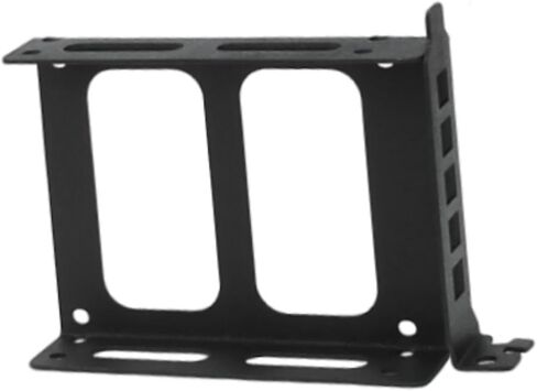 حامل مزدوج SSD حامل HDD HOLDER 2.5 "SSD Bracket PC Computer HDD Bay Hard Drive Holder Bay Internal Drive ، Black in Saudi Arabia