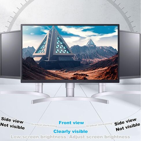 [2-Pack 21.5 inch Computer Privacy Screen for Desktop, Eye Protection Anti Blue Light Glare Screen Filter for Display, Two Installation Methods, Suitable with 21.5in 16:9 Widescreen display in Saudi Arabia